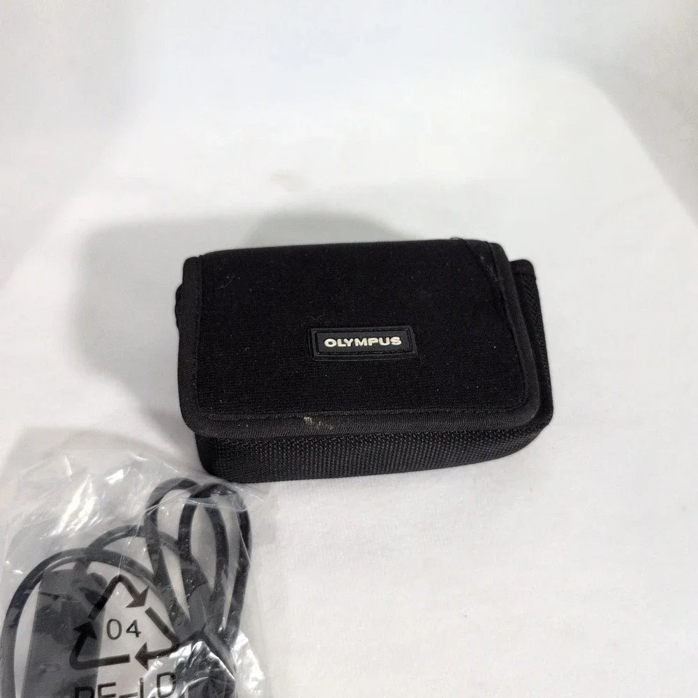 Olympus FE-46 12.0MP Digital Camera Y2K Black With Box Sd Card Tested